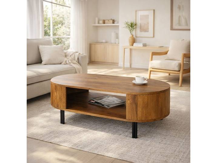 Table basse en bois massif - Delia