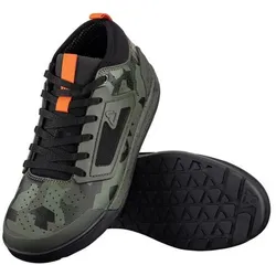 Leatt, Herren, Veloschuhe, Shoe 3.0 Flat Shoe Camo 40 (40), Mehrfarbig