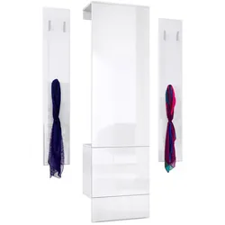 GARDEROBE Hollywood Weiß Hochglanz