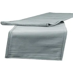 XL-TISCHLÄUFER Samt&Sonders stein-grau 220/40 cm