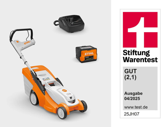 STIHL Tondeuse à batterie RMA 239 C, avec batterie AK 20 et chargeur AL 101 (63200111495)