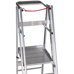 Euroline Premium 32777 Podestleiter fahrbar 5 Stufen