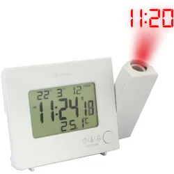 digi-tech GmbH Miraval Funk-Projektionswecker Funkwecker USB 2 Alarme Temperaturanzeige Datum