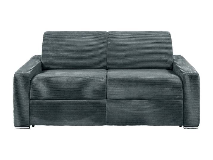 Canapé convertible velours 3 places gris anthracite}
