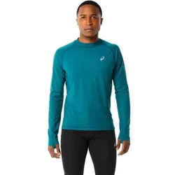 ASICS Herren T-Shirt WINTER RUN LS TOP, Größe S in Blau Blau