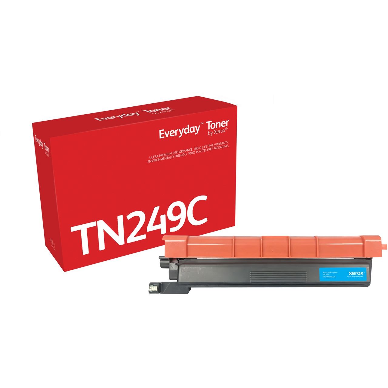XEROX EVERYDAY CYAN TONER REPLACES BROTHER TN-249C HIGH CAPACITY