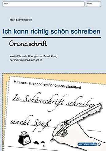 Katrin Langhans - Ich kann richtig schön schreiben - Grundschrift: Mein Sternchenheft: Weiterführende Übungen zur Entwicklung der individuellen Handschrift - Preis vom 18.10.2026 15:28:09 h