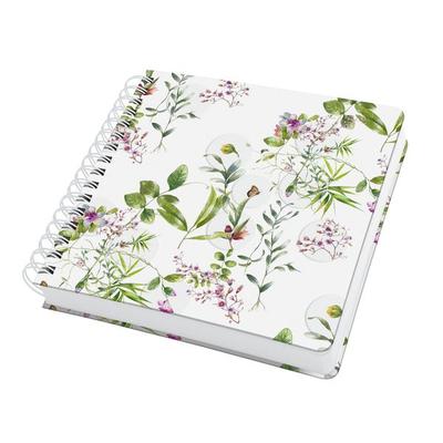 SIGEL JQ101 Spiral-Notizbuch Jolie, Fairytale Garden, ca. A5 quadratisch, blanko