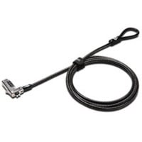 Slim NanoSaver KombiSchloss schwarz/silber, Nano