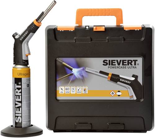 Sievert Powercase Ultra Lötlampe 2100°C inkl. Gasflasche 1St.