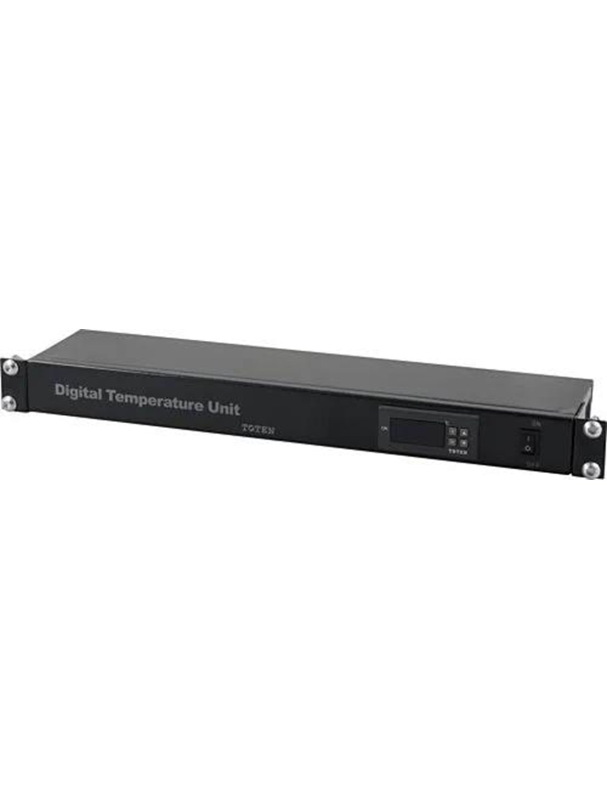 TOTEN 19" 1U digital temperature controller 2x fan conn