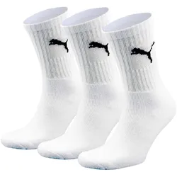 Puma 9 Paar Tennissocken Sport Socken Unisex 7312 3 x 3er Pack - Weiß 39/42