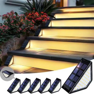 Inspired Living SolarGlow Fence & Deck Lighting Set Outdoor Waterproof Solar Deck Lights 8pcs