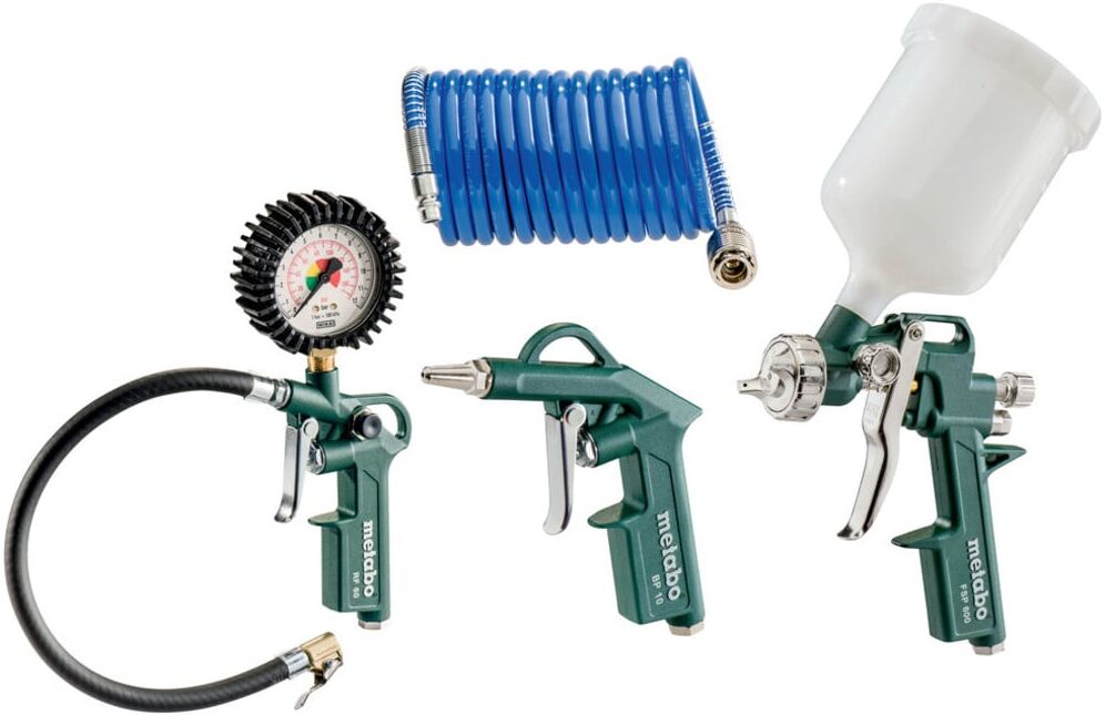 Metabo Druckluft-Werkzeugset LPZ 4 Set Karton (601585000)