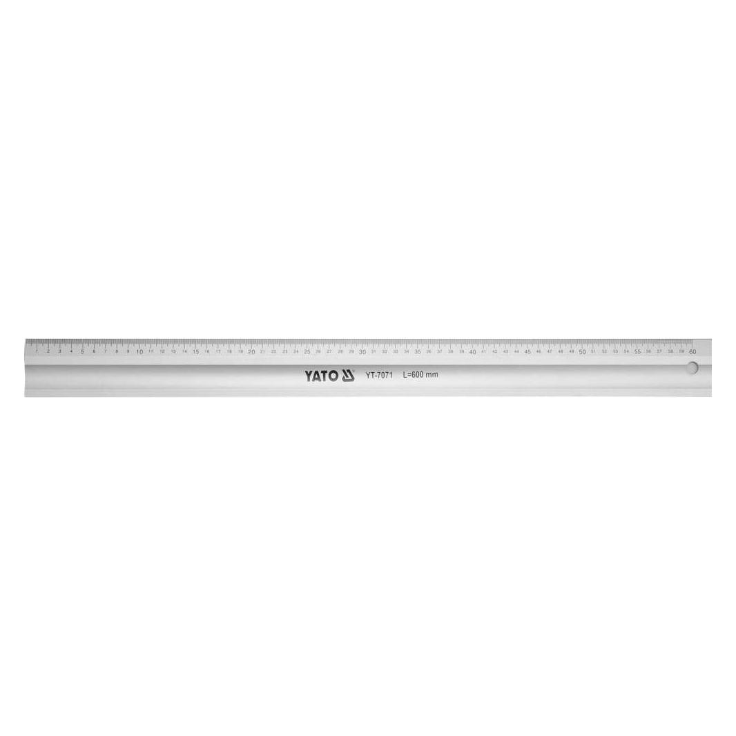 Yato ALUMINIUM RULER 600MM (60 cm, Aluminium) (YT-7071)