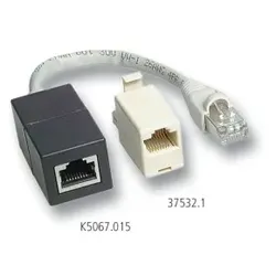 EFB K5067.015 ISDN Adapter RJ45 Stecker / Buchse, terminiert, 0, 15 m K5067015