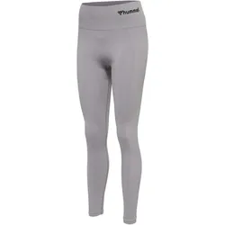 hummel hmlTIF Seamless High-Waist Tights Damen minimal gray M