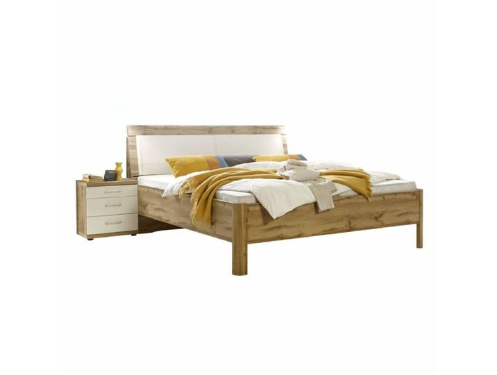 Trendstore LS 871017 Doppelbett mit Nachttischen Modern, Natur, Rustikal