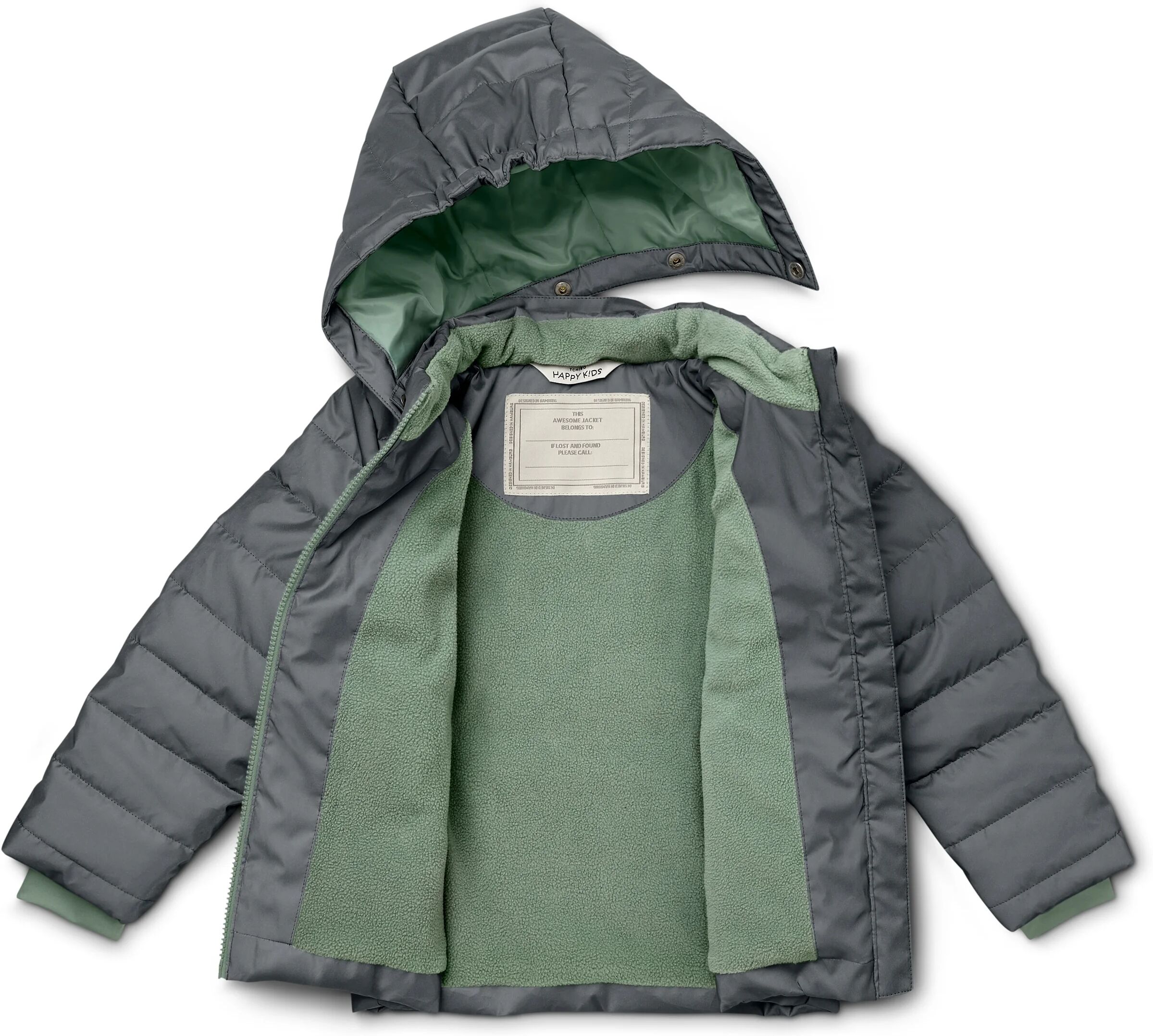 Tchibo - Reflektierende Kinder-Steppjacke - Unisex - Gr. 110/116 - silber
