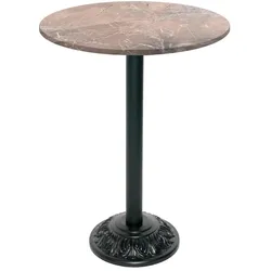 RestooTab - Stehtisch Versailles Ø70cm Dekor griechischer marmor