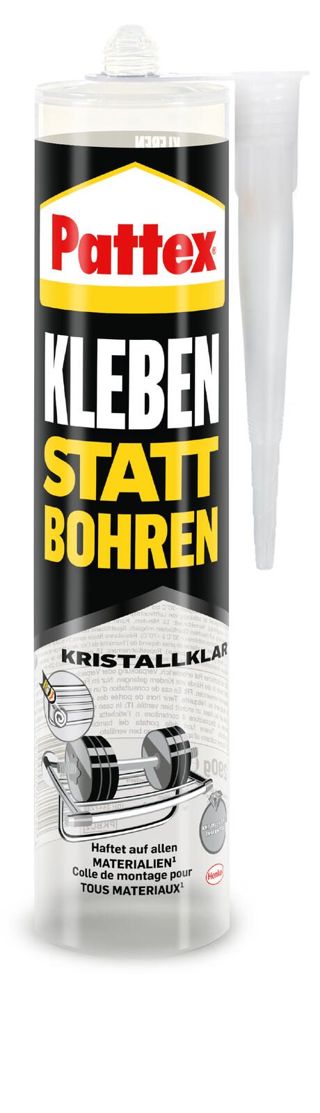 Pattex Kleben statt Bohren Kristallklar, 290,0 g PKBC2