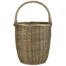 IB Laursen Hoher Korb mit Henkeln, H: 54, Ø 33 cm