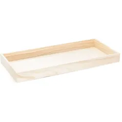 Tablett aus Holz, 45 x 20 x 4 cm
