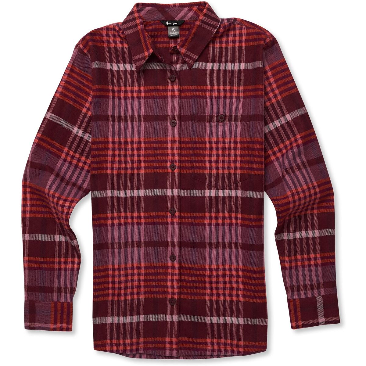 Cotopaxi Quedo Flannel Shirt - Womens - Mulberry Women mulberry plaid XS QFS-MLBP-W-XS