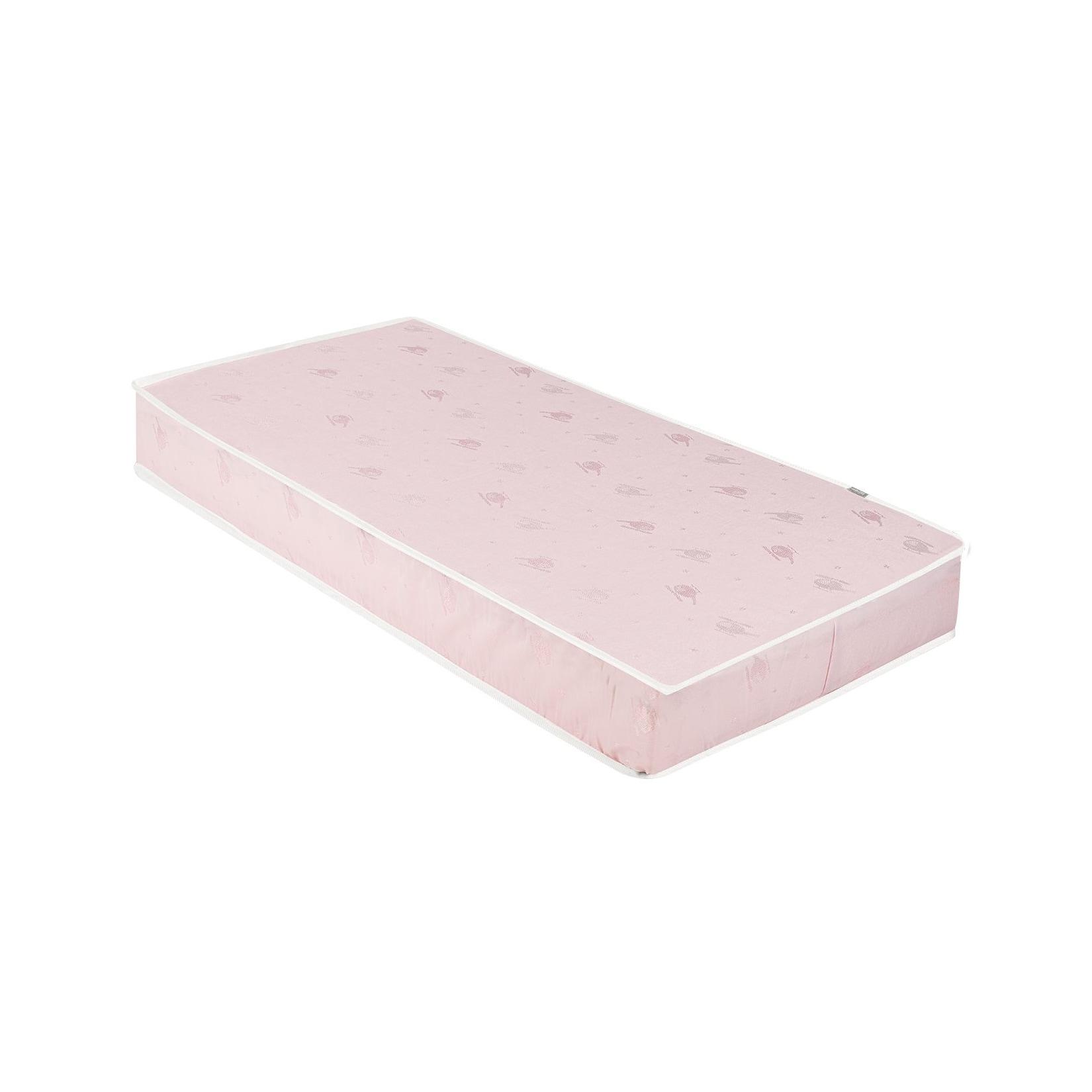 Kikkaboo Babybett Matratze CocoCraft Standard 120 x 60 x 15 cm 2 Lagen 3D-Schaum rosa