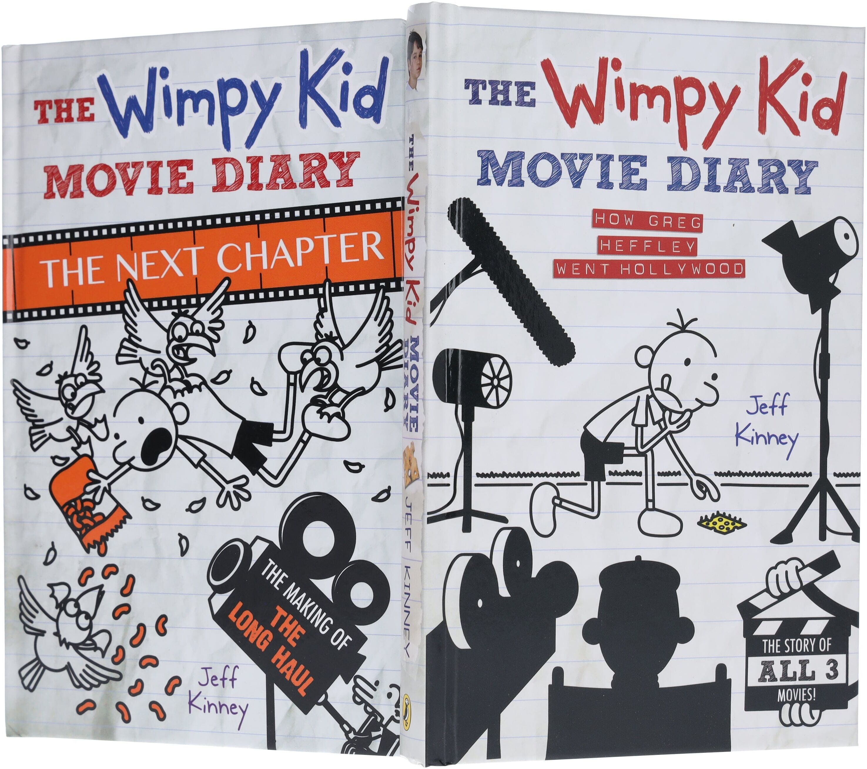 Diary of a Wimpy Kid by Jeff Kinney: Movie Diary Collection 2 Books Set - Ages 7-12 - Hardback Penguin Random House