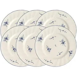 Villeroy & Boch Vieux Luxembourg Frühstücksteller, Teller, Blau, Weiss