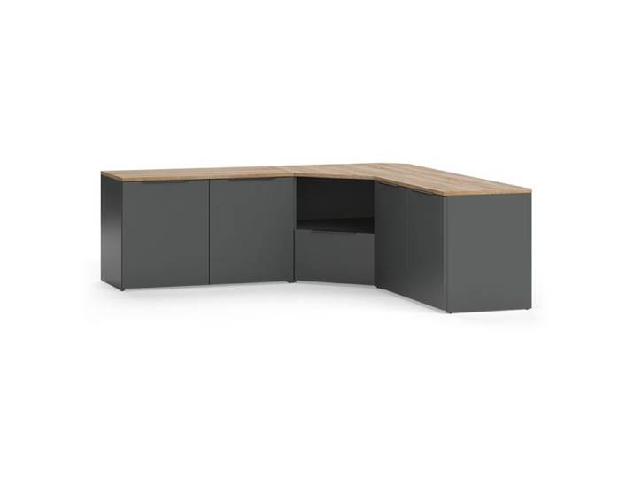 Meuble-paroi Wido 3 parties Anthracite Vicco 58548