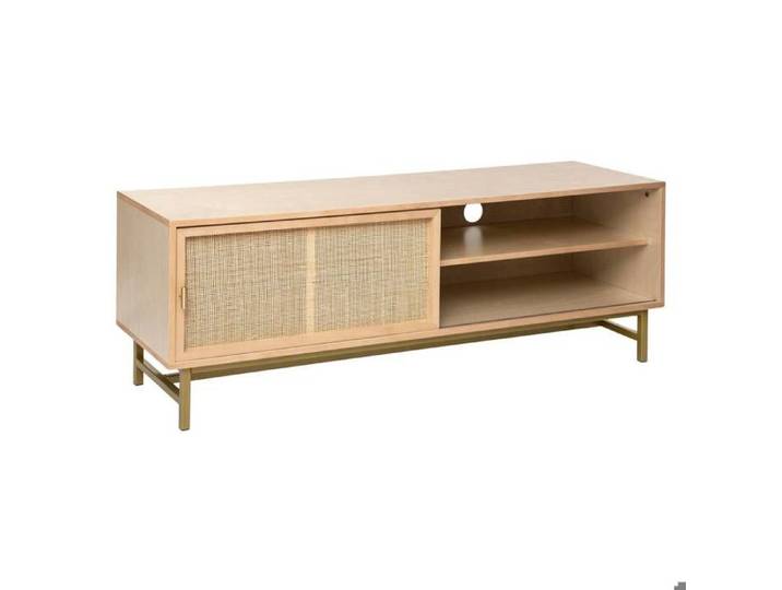 Meuble TV  Rayo  bouleau et acajou 50x140cm - Atmosphera Créateur d'intérieur