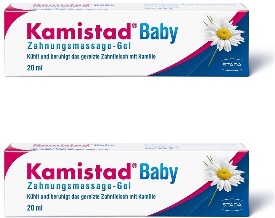 2x Kamistad Baby Gel 2x20 ml