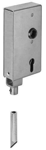 AMF Schlosskasten 140V-40ZW für Verriegelung nach unten, blank 10405
