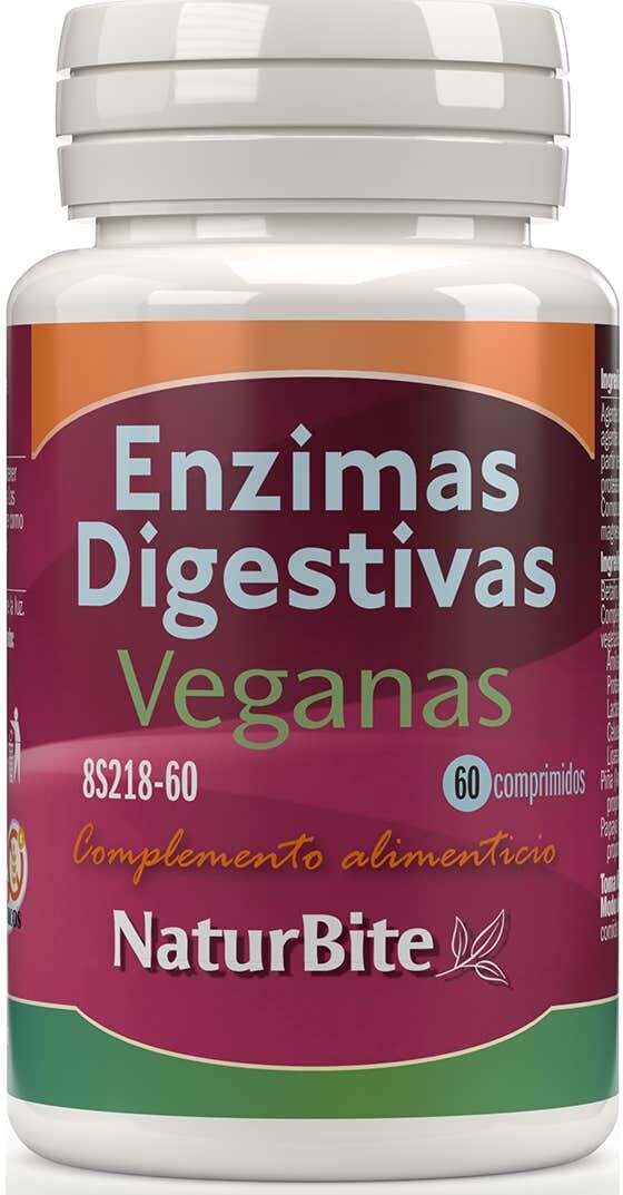 Naturbite Enzimas Digestivas Veganas 60 comp