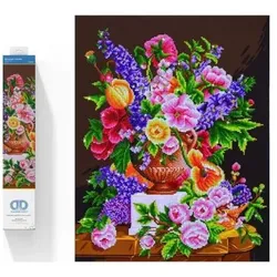 Diamond Dotz Diamond Stickerei Blumenstrauss 61x75cm DD12019