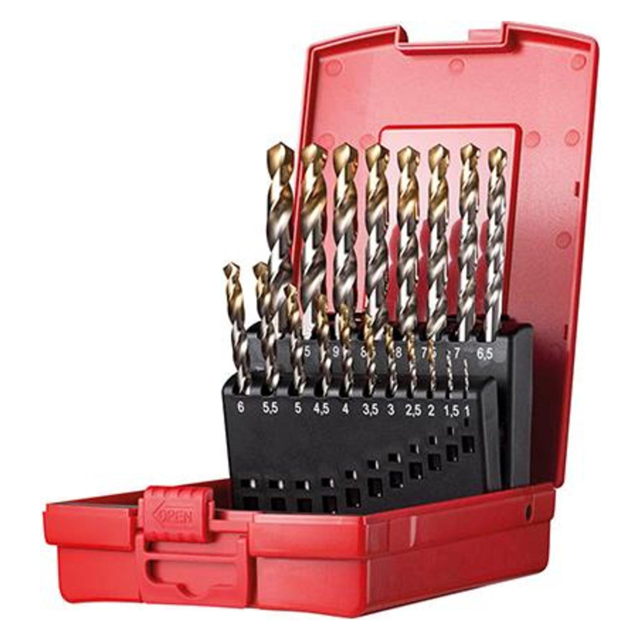 Dormer HSS TiN Coated Jobber Drill Set 1-10mm (A095201)