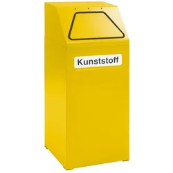 stumpf Abfalltrennung 65, RAL 1003/1003, verz. Innenbehälter, 65 Liter