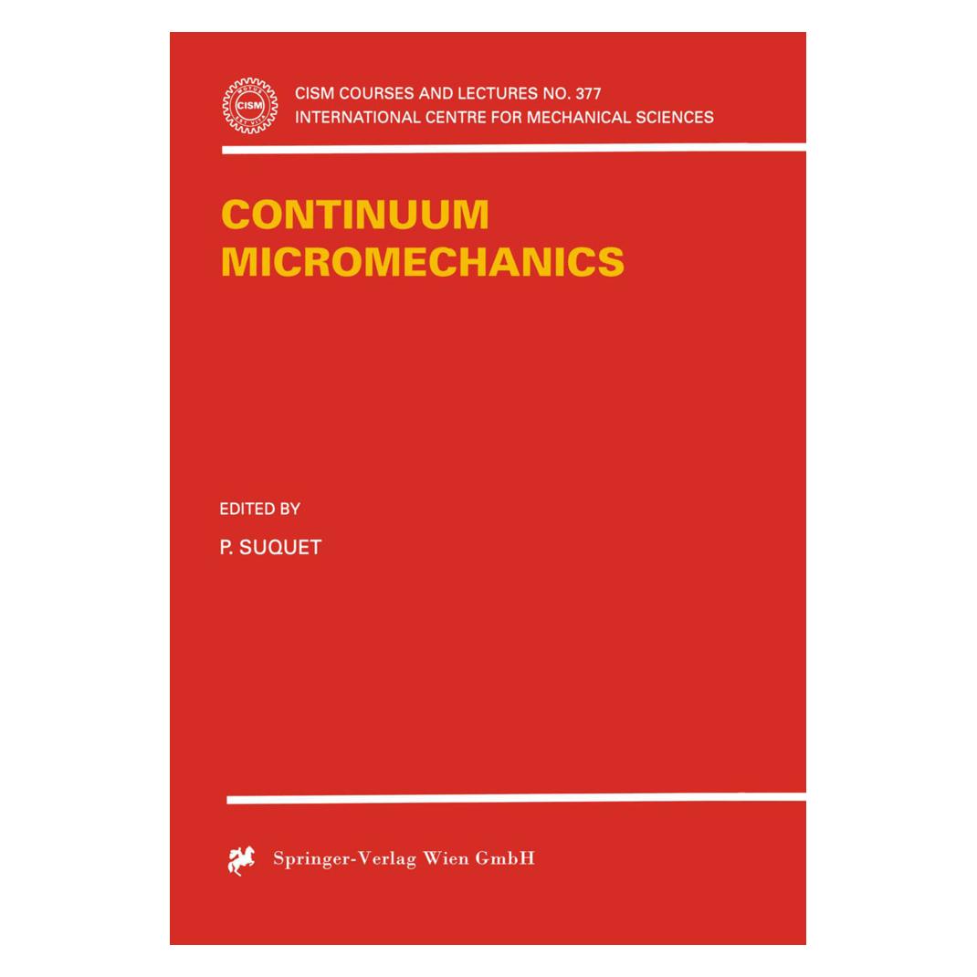 Springer Continuum Micromechanics (Englisch, Softcover, P. Suquet) (35126999)