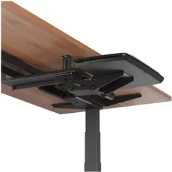 Maclean Untertisch-Tastaturhalter verstellbar max. 5kg schwarz MC-156 B, Maus + Tastatur Zubehör, Schwarz