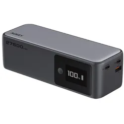 Aukey Spark Mega (27600 mAh, 140 W), Powerbank, Schwarz, Grau
