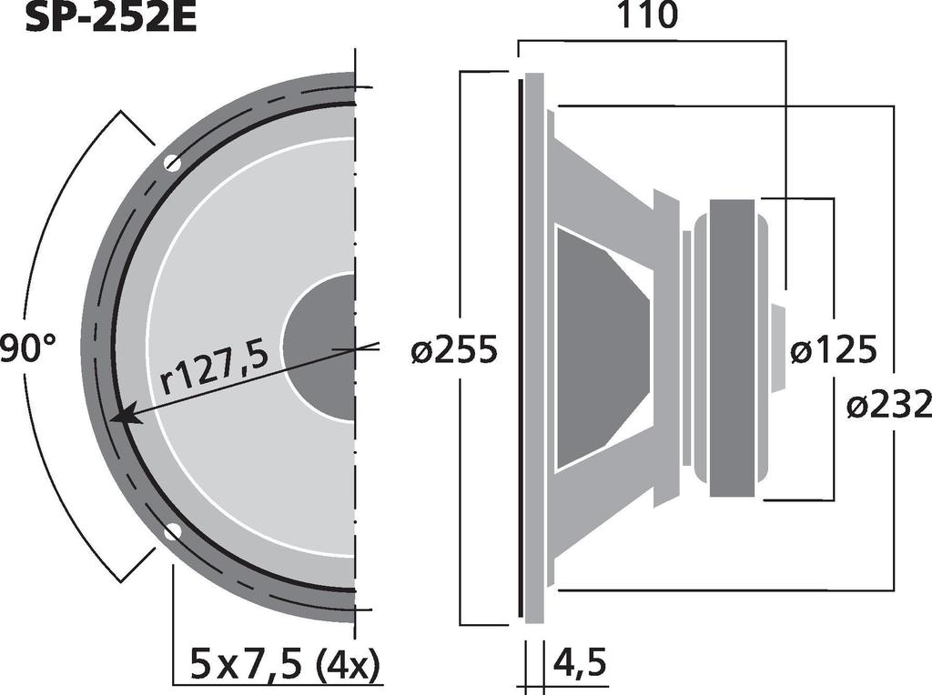 MONACOR SP-252E