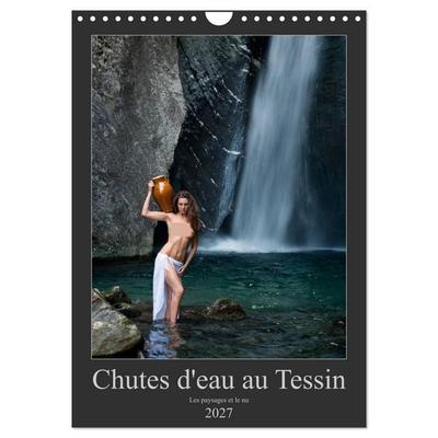 Chutes d'eau au Tessin (Calendrier mural 2027 DIN A4 horizontal), CALVENDO calendrier mensuel