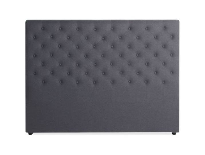 Tête de lit capitonnée Constance 160cm Tissu Gris