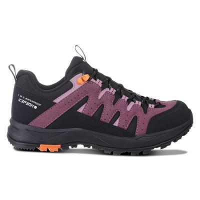 Wanderschuh ICEPEAK "AURA LC MS", Damen, Gr. 40, lila (amethyst), Synthetik, Textil, Schuhe Wanderschuh, wasserdicht