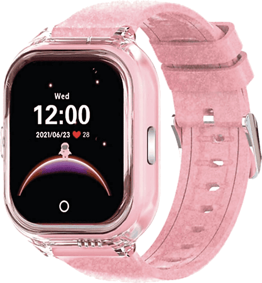 Smartwach infantil - Save Family Enjoy, 38 mm, Botón SOS, GPS, WIFI y LBS, 72h Autonomía, Pantalla 1.4", Rosa