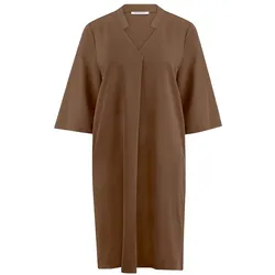 Kleid V-Ausschnitt Peter Hahn braun, 40