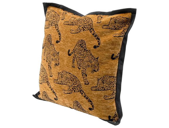 Coussin décoratif Tigre Marron/Marron 45 x 45 x 15cm Polyester