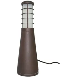 Elstead Lighting, Gartenbeleuchtung, Beta LED Aussen-Stehleuchte 3-fach 4-Ringe Gealtertes Eisen IP54 (IP54)